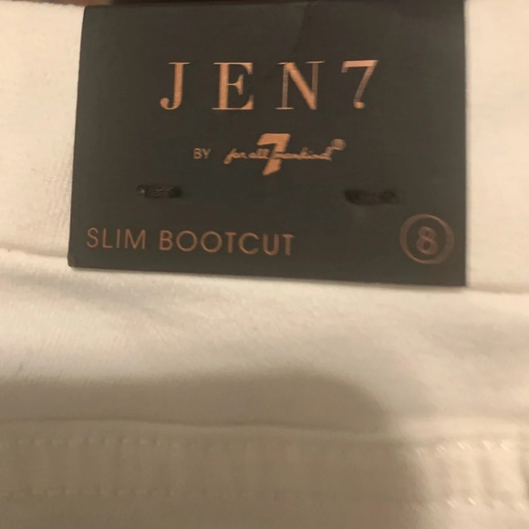 7 For All Mankind JEN7 Slim Bootcut Jeans New With Tags NWT Size 8 - Picture 6 of 8